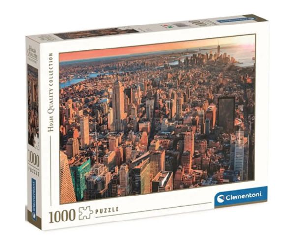 New York City apus de soare HQC puzzle 1000 bucăți - Clementoni