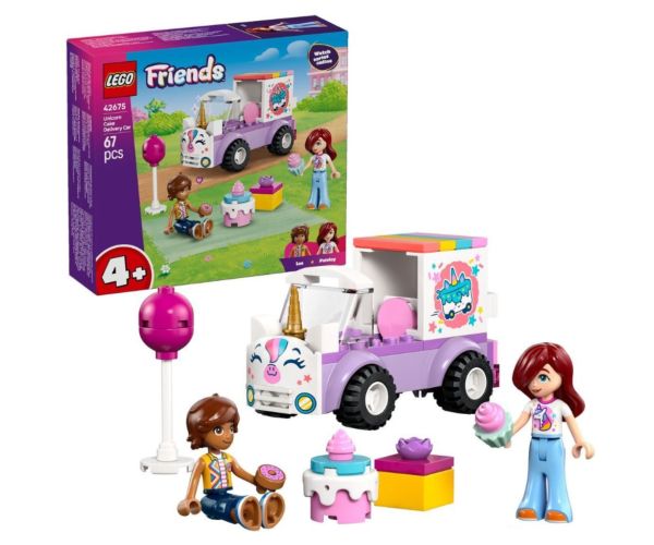 LEGO® Friends: Mașină de livrare cu tort cu unicorn (42675)