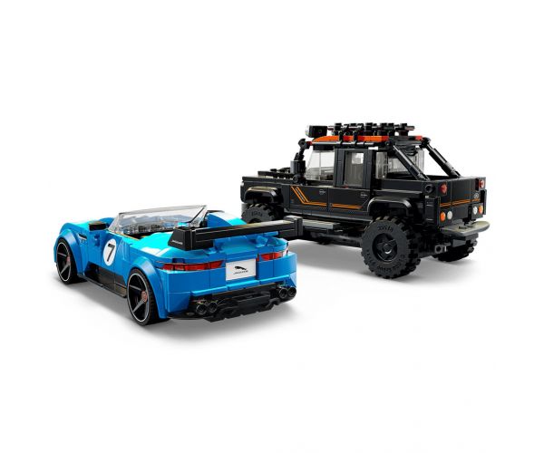 LEGO® Speed Champions: Jaguar Project 7 și Land Rover Defender (77264)