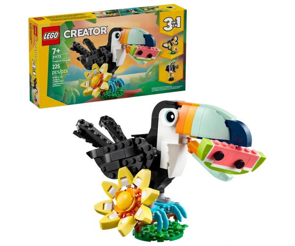 LEGO® Creator: Animale sălbatice: Tucan tropical (31173)