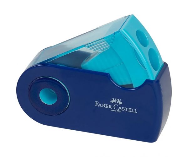 Faber-Castell: Ascuțitoare dublă Sleeve, disponibilă în mai multe variante, 1 bucată