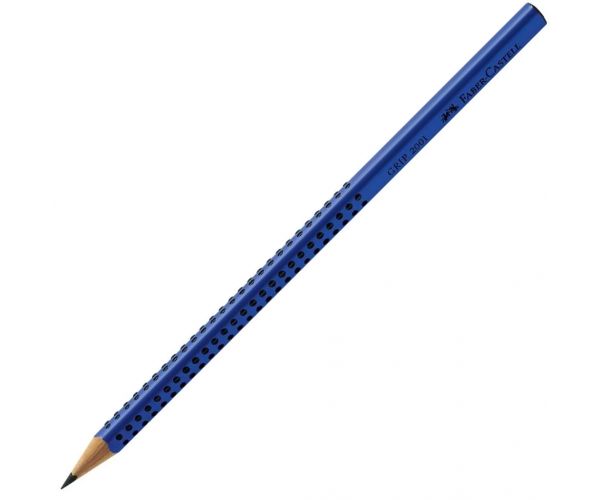 Faber-Castell: Creion grafic Grip 2001 B albastru