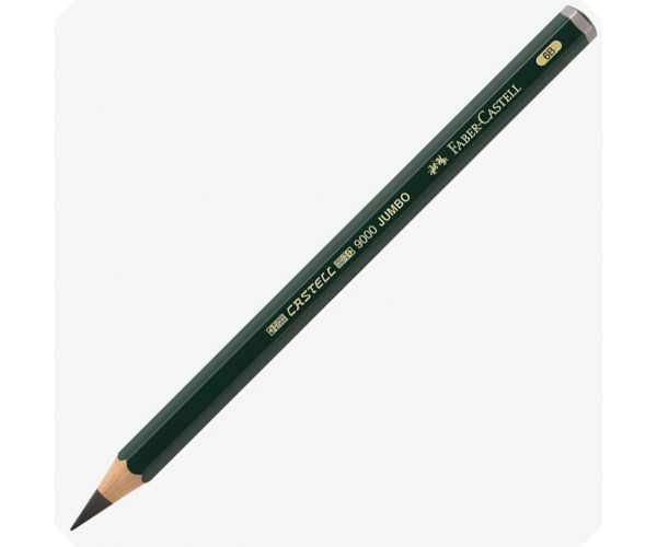Faber-Castell: Creion grafit 9000 Jumbo 6B