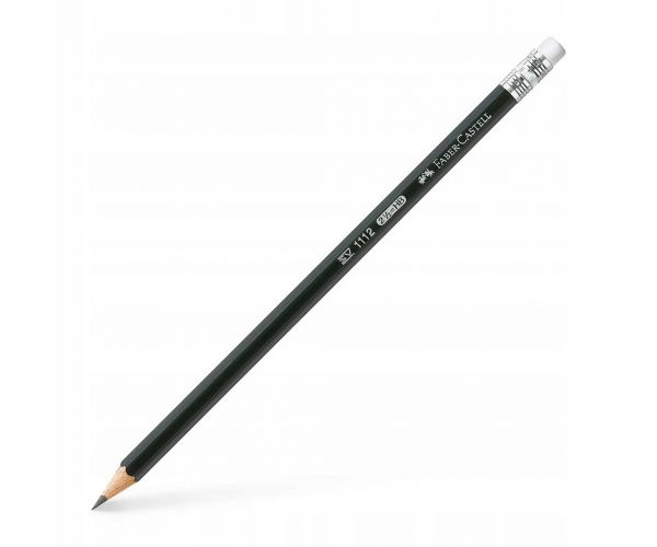 Faber-Castell: Creion grafit HB cu radieră, 1 buc.