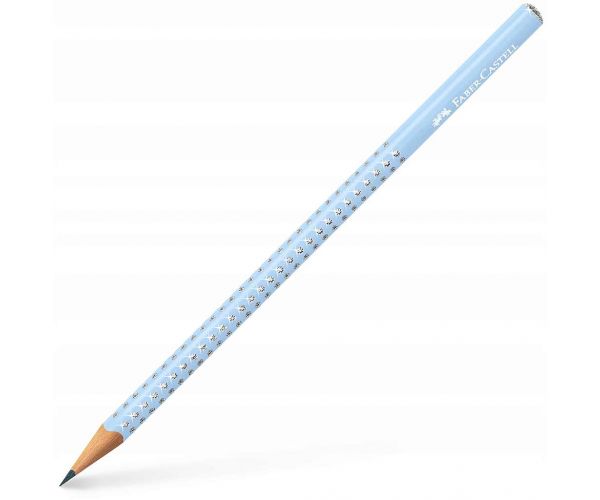 Faber-Castell: Creion grafit Sparkle în culoare albastru perlat, 1 buc.