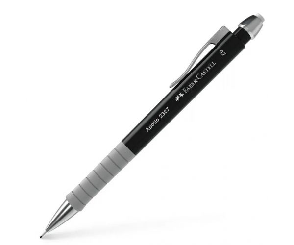 Faber-Castell: Creion mecanic Apolló negru, 0,7 mm