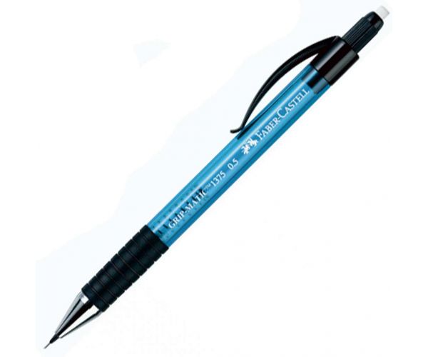 Faber-Castell: Creion mecanic Grip Matic cu mină de grafit de 0,5mm în culoare albastru închis