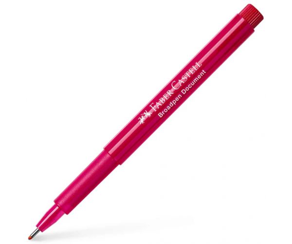 Faber-Castell: Linier cu vârf fin 0,8 mm roșu