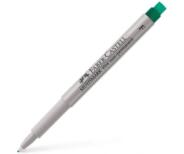 Faber-Castell: Marker pentru folie F verde