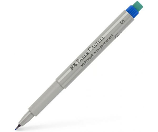 Faber-Castell: Marker pentru folie S albastru