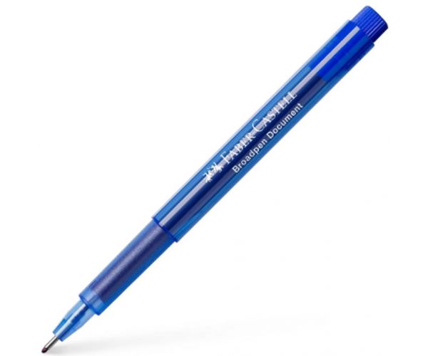 Faber-Castell: Pix cu vârf fin 0,8 mm albastru