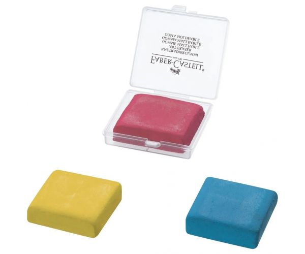 Faber-Castell: Radieră din gumă modelabilă în cutie de plastic, mai multe variante, 1 buc.