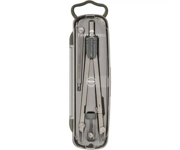 Faber-Castell: Set de compas școlar, 3 piese