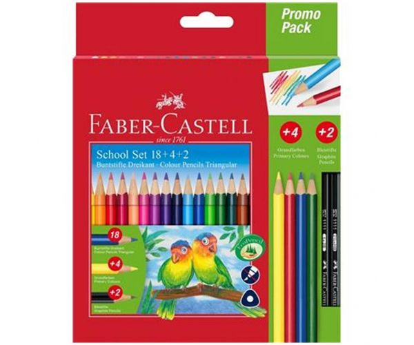 Faber-Castell: Papagájos 24db-os színesceruza szett