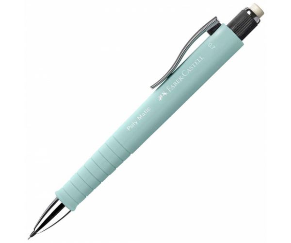 Faber Castell: creion mecanic Poly Matic albastru caraibe 0,7 mm