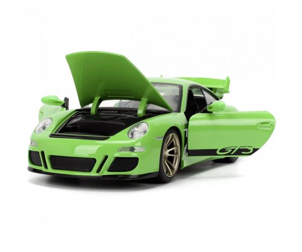 Fast & Furious: Porsche 911 GT3 (2007) - model auto metalic, scară 1/24 - Jada Toys
