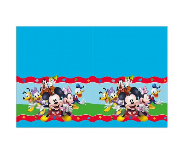 Mickey egér és barátai műanyag asztalterítő 120x180cm