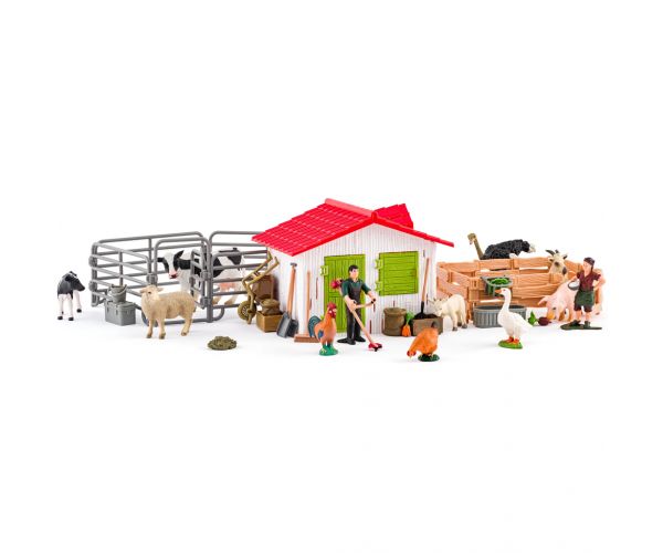Faunica: Set de joacă fermă de animale cu accesorii - Woodyland