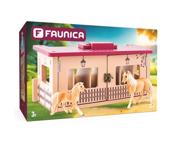 Faunica: Fa lovarda ló figurákkal 3db-os játékszett – Woodyland
