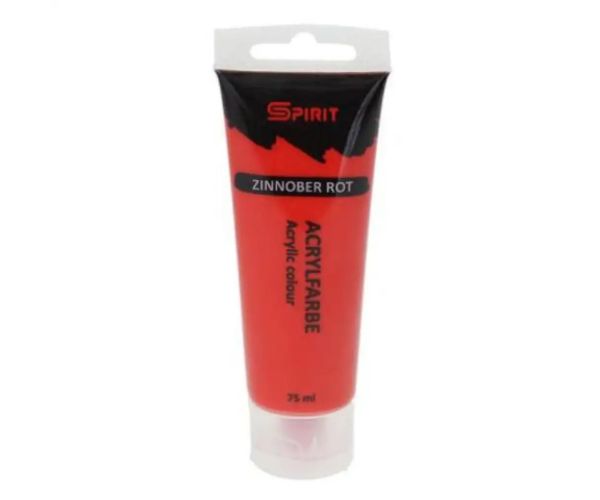 Spirit: vopsea acrilică roșu deschis 75ml