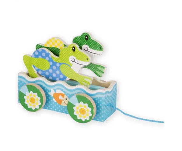 Jucărie creativă concurs de broască lemn - Melissa & Doug