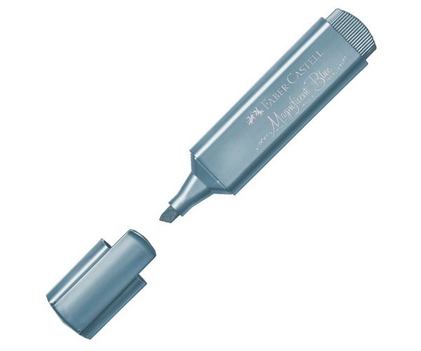 Faber-Castell: 1546 Magnificent blue textliner Metal albastru culoare 1 bucată