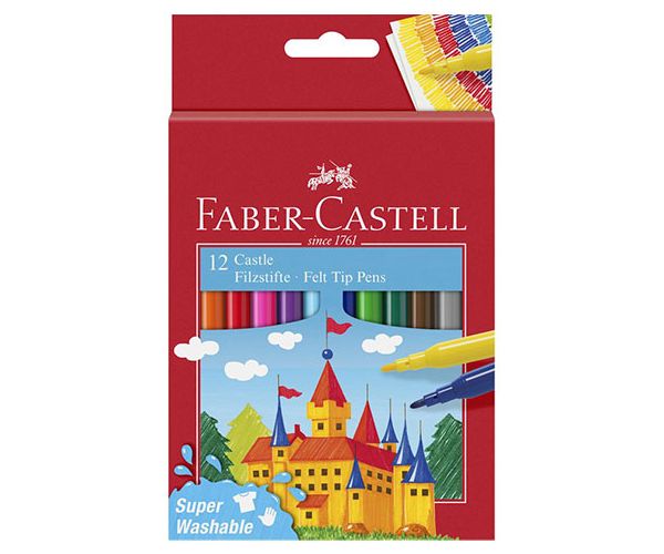 Faber-Castell: Castle set marker 12 bucăți