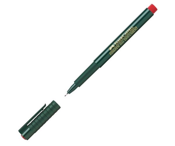Faber-Castell: Finepen 1511 0,4mm roşu