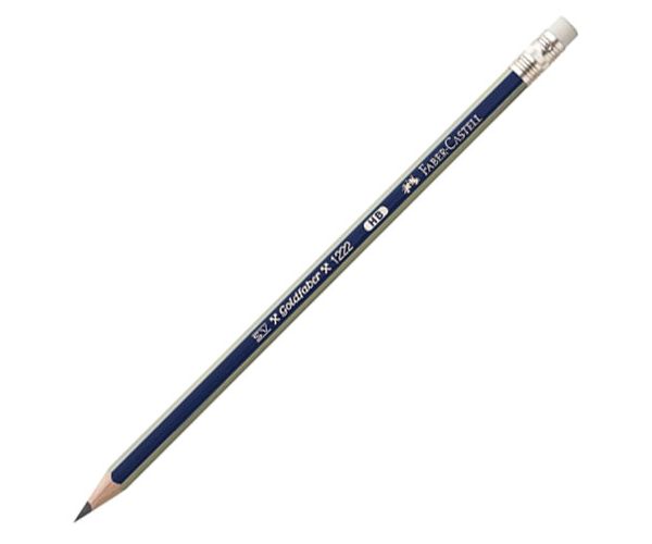 Faber-Castell: Goldfaber creion grafit cu radieră HB