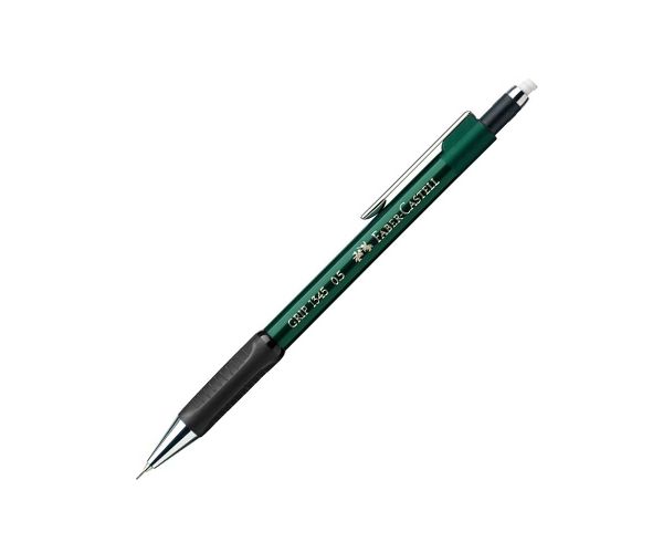 Faber-Castell: Grip 1345 creion mecanic culoarea verde 0,5mm