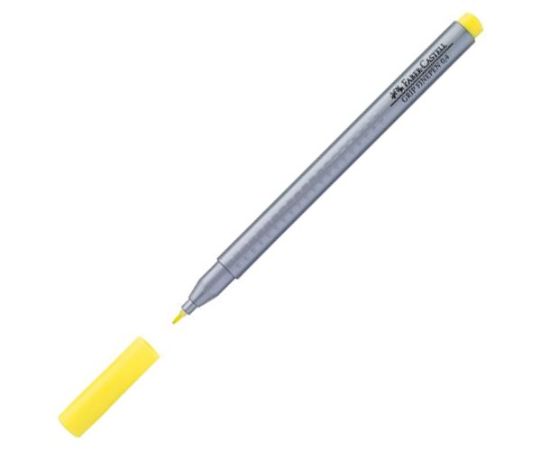 Faber-Castell: Grip Finepen rostirón 0,4mm-es króm sárga