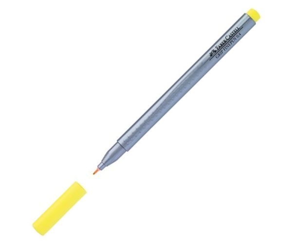 Faber-Castell: Grip Finepen rostirón 0,4mm-es sárga