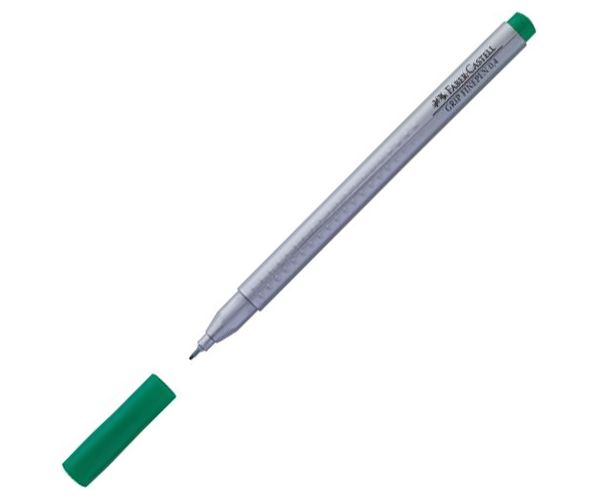 Faber-Castell: Grip Finepen rostirón 0,4mm-es smaragd zöld