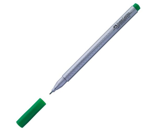 Faber-Castell: Grip Finepen 0,4mm verde