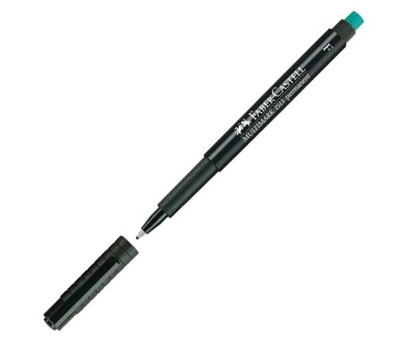 Faber-Castell: Multimark alkoholos filctoll 0,6mm fekete