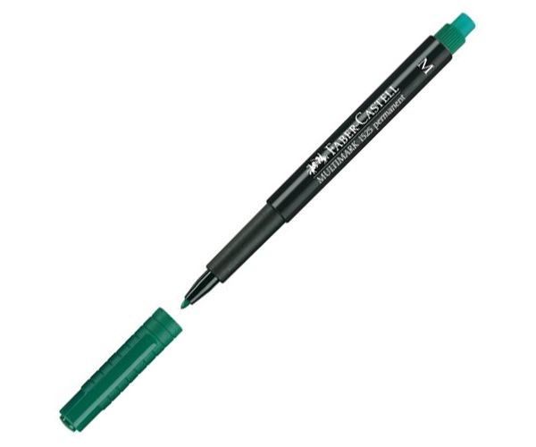 Faber-Castell: Multimark marker cu alcool 1mm verde
