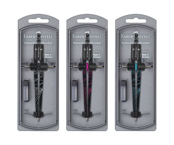 Faber-Castell: Set compas Twister trei variante 1 bucată
