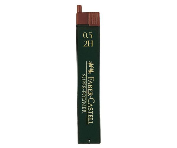 Faber-Castell: Super Polymer ironbetét 0,5mm, 12db-os, 2H