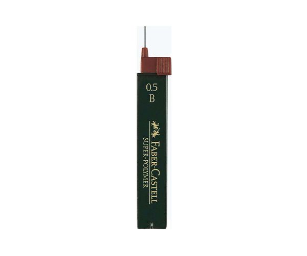 Faber-Castell: Super Polymer ironbetét 0,5mm, 12db-os, B