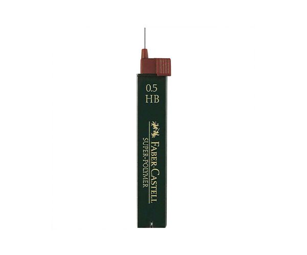 Faber-Castell: Super Polymer ironbetét 0,5mm, 12db-os, HB