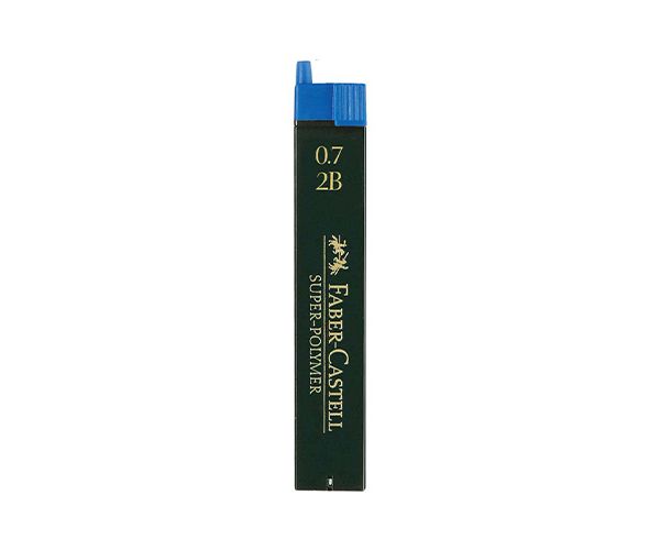 Faber-Castell: Super Polymer ironbetét 0,7mm, 12db-os, 2B