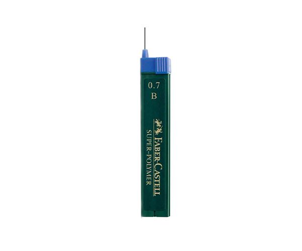 Faber-Castell: Super Polymer ironbetét 0,7mm, 12db-os, B