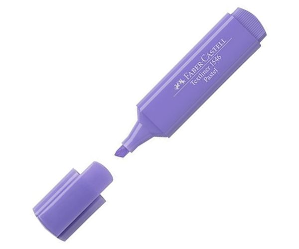 Faber-Castell: Superfloures textliner 1546 pastel mov
