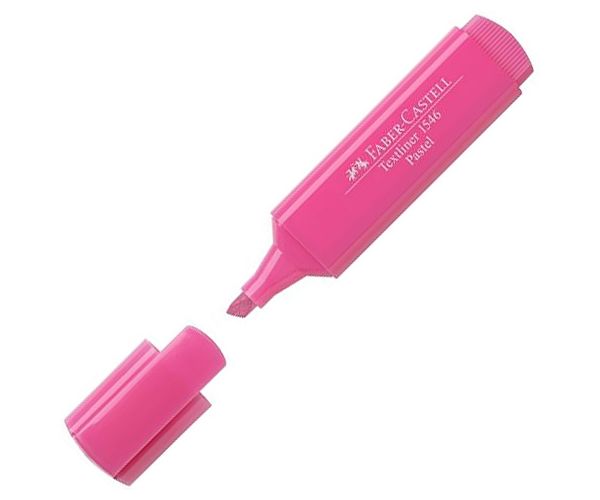 Faber-Castell: Superfloures textliner 1546 pastel roz