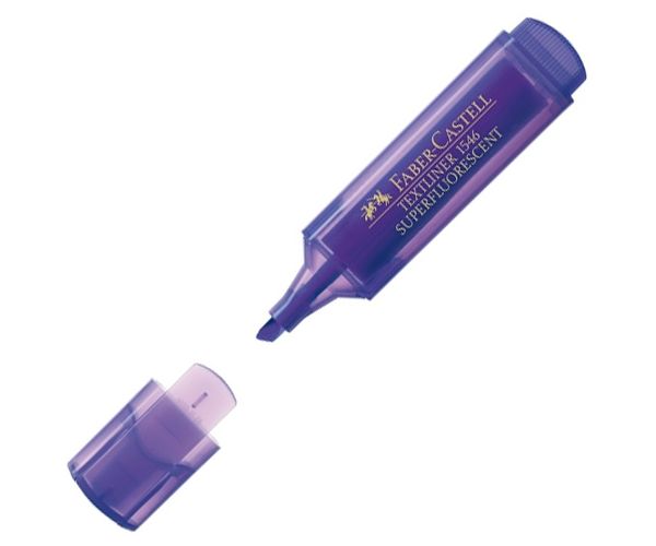 Faber-Castell: Superfluorescent de culoarea mov