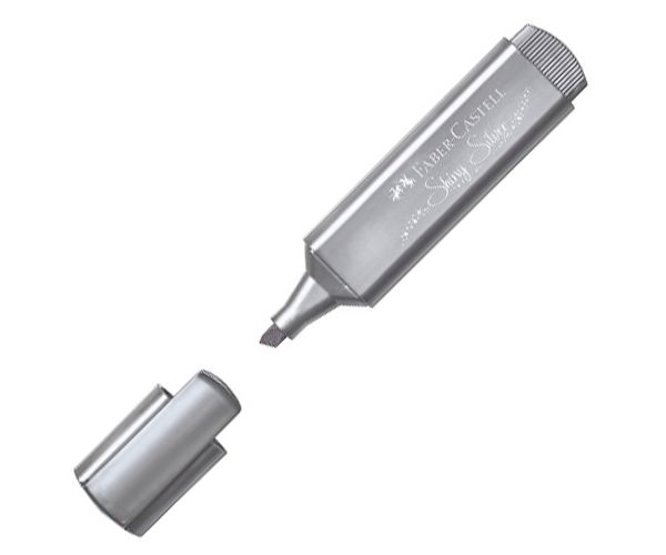 Faber-Castell: Textliner 1546 culoare argintiu metal