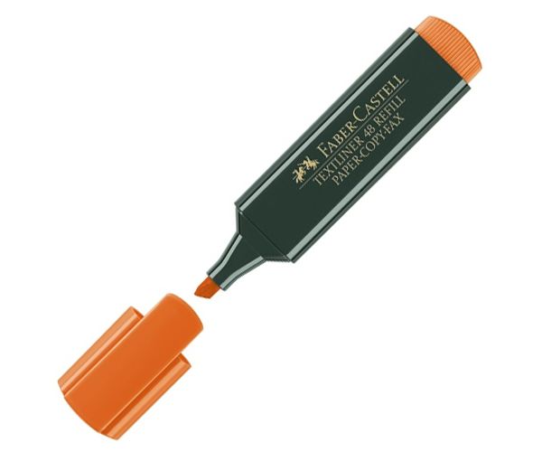 Faber-Castell: Textliner 1548 de culoarea portocaliu
