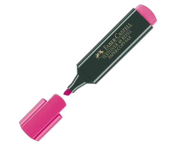 Faber-Castell: Textliner 1548 de culoarea roz