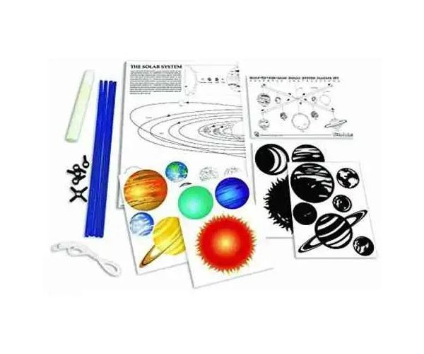 Joc științific de fabricare a unui sistem solar fosforescent