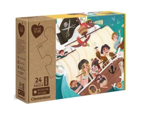 YO HO HO! Pirați 24 bucăți Maxi puzzle - Clementoni